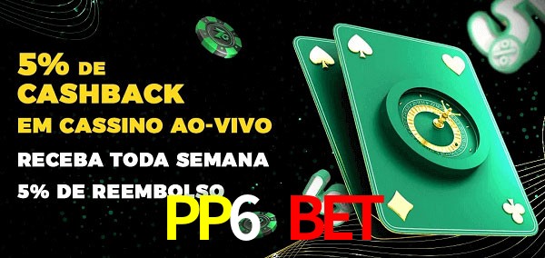 Promoções do cassino ao Vivo PP6 Bet